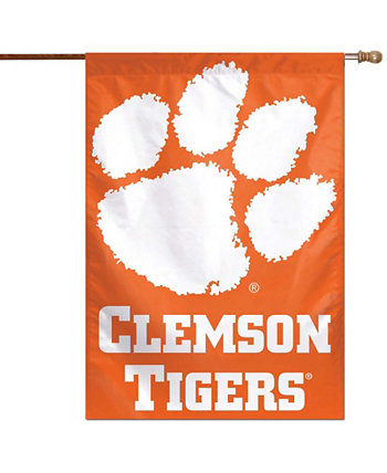 Односторонний вертикальный баннер с логотипом Multi Clemson Tigers 28 дюймов x 40 дюймов Wincraft