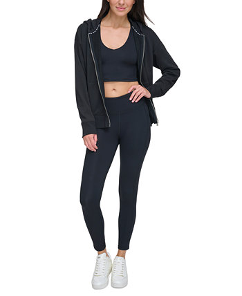 Женская толстовка с длинными рукавами и металлическим логотипом Bubble DKNY