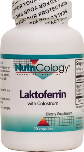 Лактоферрин с Колострумом - 90 капсул - Nutricology Nutricology