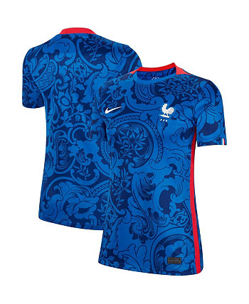 Женская синяя женская национальная сборная Франции 2022/23 Домашняя реплика Пустая майка Nike