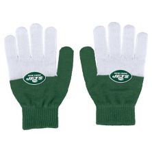 Women's WEAR by Erin Andrews New York Jets Color-Block Gloves WEAR by Erin Andrews