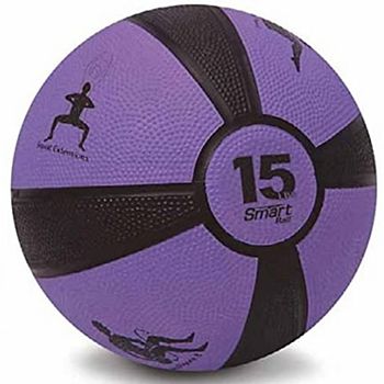 Prism Fitness 400-150-005 15 Pound Weighted Fitness Smart Medicine Ball, Purple Prism Fitness