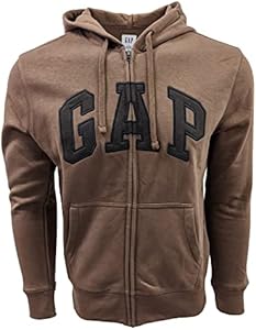 Мужское Худи Gap Флисовое с Полной Молнией и Логотипом Gap