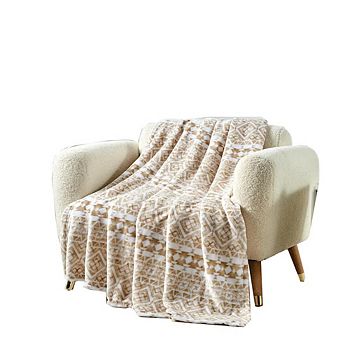 Tala Microplush Decorative All Season Throw Blanket Rich Jewel Tones and Exquisite Detailg Plazatex