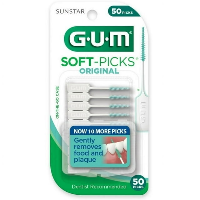 GUM Soft-Picks Original On The Go 50 ct. pkg - 2 Pack GUM