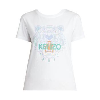 Классическая футболка с рисунком тигра KENZO