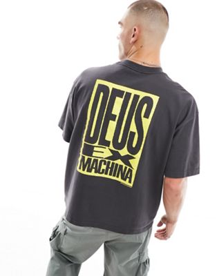 Черная футболка Deus Ex Machina тяжелее небес Deus Ex Machina