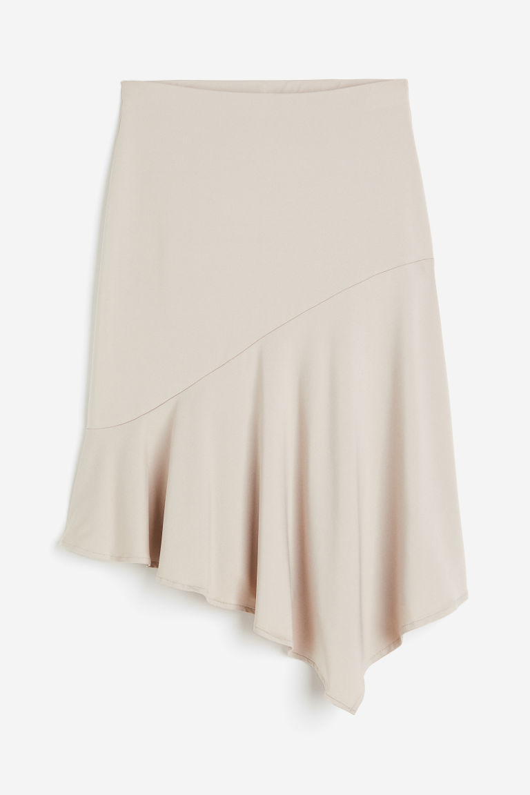 Асимметричная юбка из джерси H&M