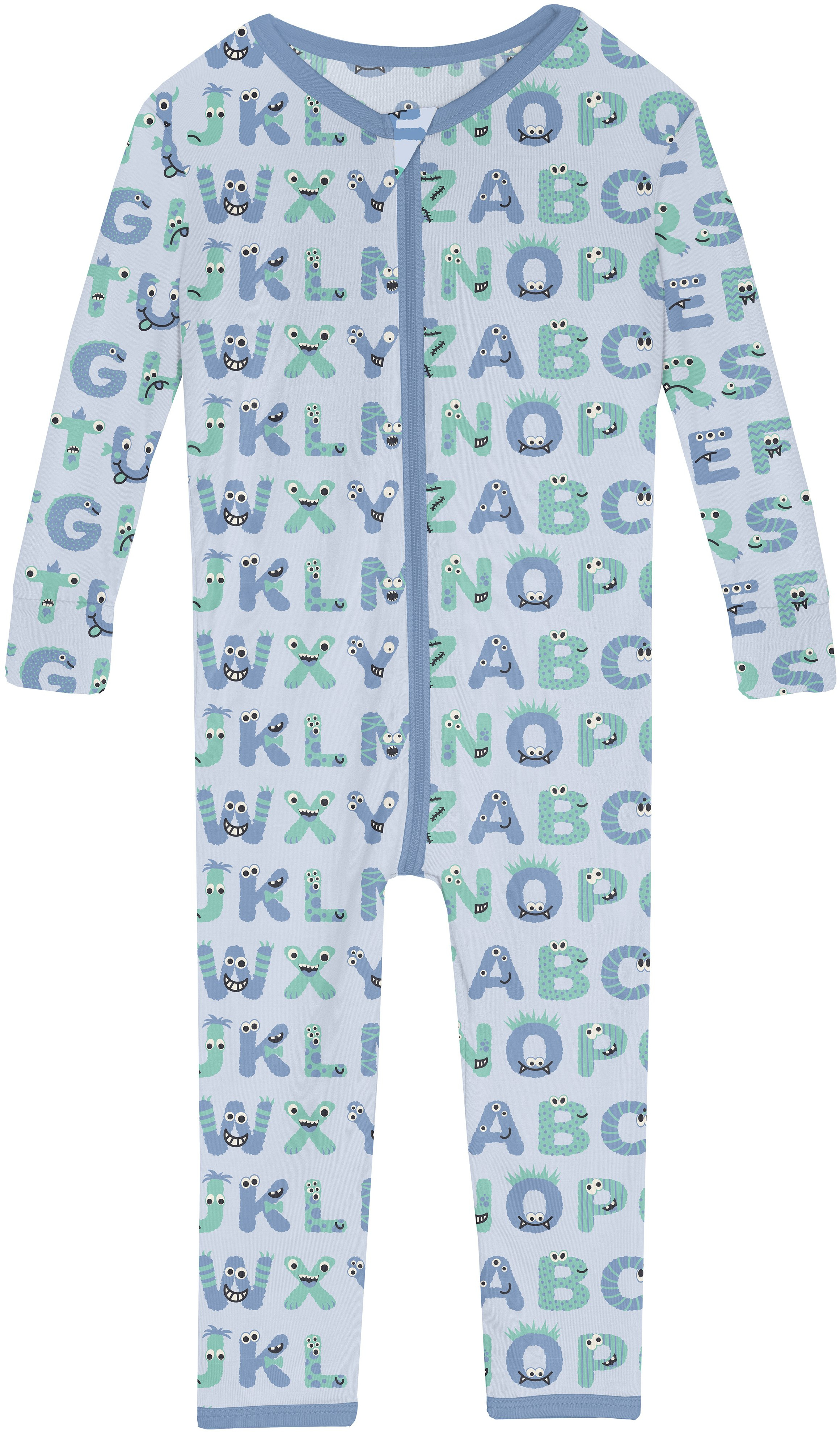 Print Convertible Sleeper with Zipper (Infant) KicKee Pants