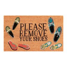 Liora Manne Natura &#34;Please Remove Your Shoes&#34; Outdoor Mat Liora Manne