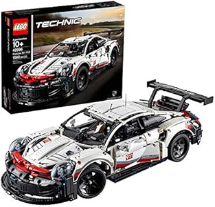 LEGO Technic Porsche 911 RSR Race Car Model Building Kit 42096, Advanced Replica, Exclusive Collectible Set, Gift for Kids, Boys & Girls Lego