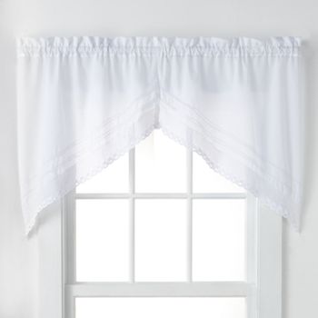 CHF Вязание крючком Swag Tier Kitchen Window Curtain Set CHF