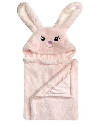 Snoogie Boo Ультрамягкое детское полотенце с капюшоном из искусственного меха, 30 x 36 дюймов Happycare Textiles