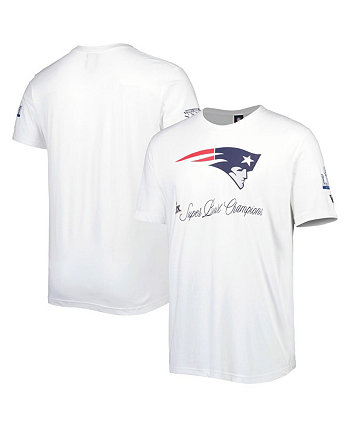 Мужская белая футболка New England Patriots Historic Champs New Era