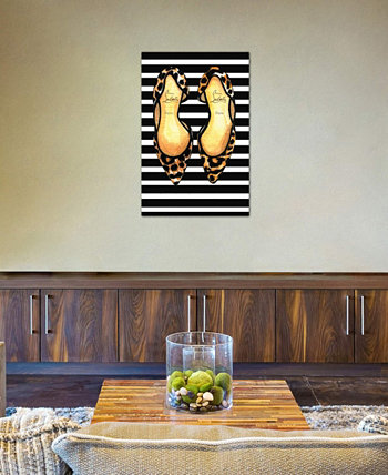 Картина "Christian Louboutin And Stripes" Ронгронг ДеВо на холсте в упаковке (26 x 18 x 0,75) ICanvas