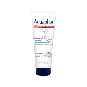 Aquaphor Baby Healing Ointment Advanced Therapy Skin Protectant, Dry Skin and Diaper Rash Ointment, 7 Oz Tube Visit the Aquaphor Store