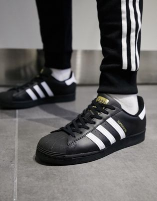 Черно-белые кроссовки adidas Originals Superstar Adidas