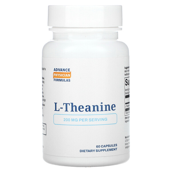L-теанин, 200 мг, 60 капсул Advance Physician Formulas