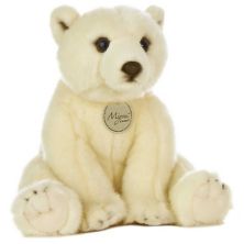 Aurora Medium White Miyoni 11&#34; Polar Bear Adorable Stuffed Animal Aurora