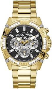 GUESS Men's Sport Multifunction Cut-Thru 46mm Watch Guess