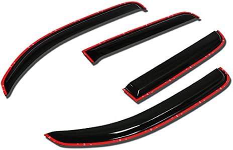 DNA MOTORING WVS-108 2pcs Vent Window Visor Deflector Rain/Sun Guard Compatible with 73-74 GMC C15/C1500 Pickup/ C15/C1500 Suburban, C25/C2500 Pickup/ C25/C2500 Suburban, C35/C3500 Pickup Dna Motoring