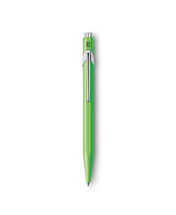 849 Шариковая ручка, Popline зелено-желтый флуоресцентный с коробкой CARAN d'ACHE