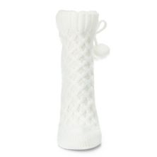 Женские Носки MEMOI Pom Cross Sherpa Top Lined Lounge Sock MEMOI