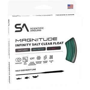 Magnitude Textured Infinity Salt 12ft Clear Float Tip Line Scientific Anglers