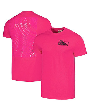 Мужская и женская розовая футболка Mono Core Formula 1 Las Vegas Grand Prix Insomniac
