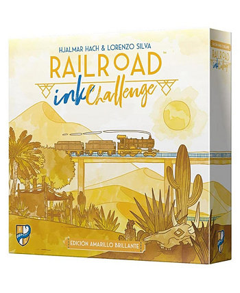 Railroad Ink Challenge Shining Yellow Edition Core Game Roll Write Horrible Guild