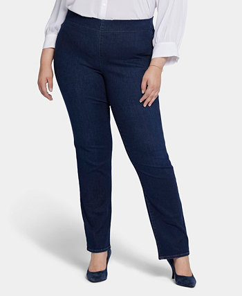 Свободные прямые джинсы больших размеров Bailey без застежек NYDJ