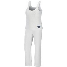 Женская одежда от Erin Andrews Кремовые Dallas Cowboys Plus Size Уютный комплект из топа и брюк с круглым вырезом WEAR by Erin Andrews