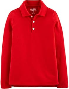 OSHKOSH B'GOSH Girls' Long-Sleeve Uniform Polo OSHKOSH B"GOSH