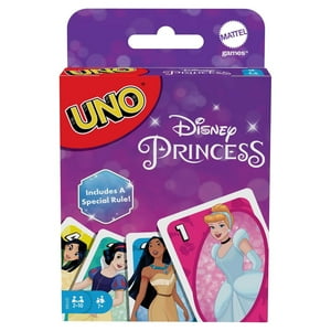 UNO Disney Princesses Card Game for Kids & Family, 2-10 Players, Ages 7 Years & Older UNO