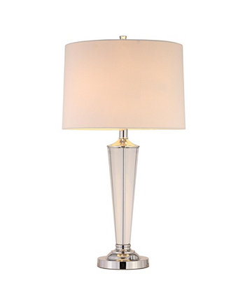 Crystal Suite Collection 33-дюймовая H Современная настольная лампа из хрусталя с двумя лампами и светодиодной подсветкой Artiva USA