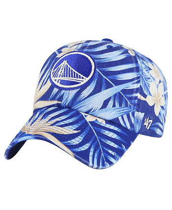 Мужская регулируемая шляпа Royal Golden State Warriors Tropicalia с цветочным принтом '47 Brand