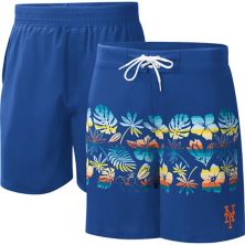 Men's G-III Sports by Carl Banks  Royal New York Mets Breeze Volley Swim Shorts In The Style