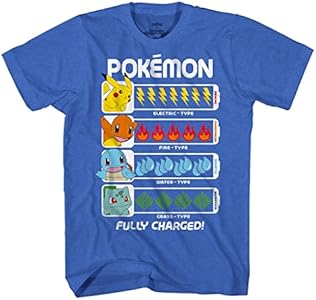 Mad Engine Pokemon Boy's T-Shirt - Character Shirt for Boys or Girls Mad Engine