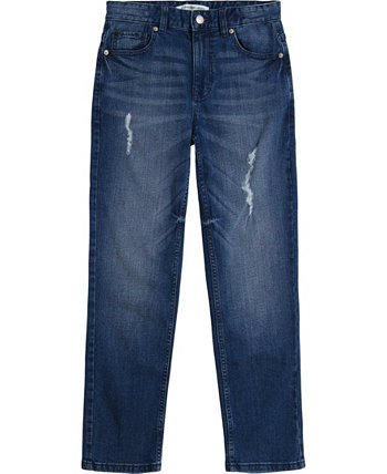 Узкие прямые джинсы с потертостями Klein Big Boys Calvin Klein