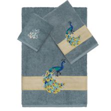Linum Home Textiles Turkish Cotton Penelope 3-piece Embellished Towel Set Linum Home