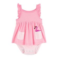 Baby Girl Carter's Flamingo Sunsuit Dress Carter's