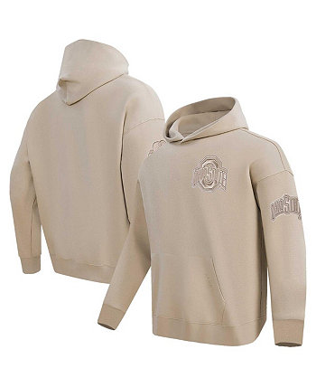 Men's Tan Ohio State Buckeyes Neutral Pullover Hoodie Pro Standard