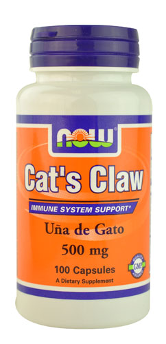 Кошачий коготь — 500 мг — 100 вегетарианских капсул NOW Foods