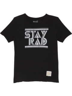 Хлопковая футболка Crew Neck Stay Rad (Для крупных детей) с графическим принтом и короткими рукавами The Original Retro Brand Kids