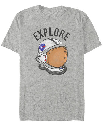 NASA Мужская футболка с коротким рукавом с логотипом Retro Helmet FIFTH SUN