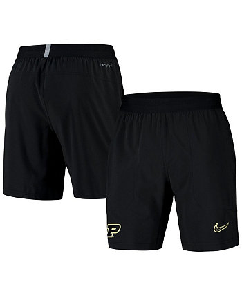 Men's Black Purdue Boilermakers 2024/25 Sideline Performance Woven Shorts Nike