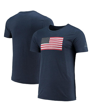 Мужская синяя футболка из трех смесовых тканей 2022 Presidents Cup United States Team Ahead