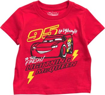 To The Finish Lightning McQueen Graphic T-Shirt JEM