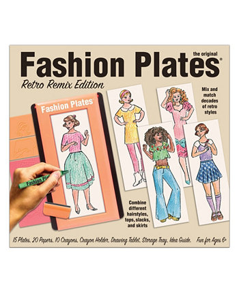 Набор для рисования Original Fashion Plates Retro Remix Edition Style Me Up!