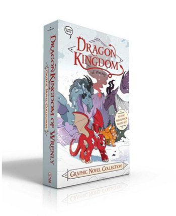 Коробочный набор графических романов Dragon Kingdom of Wrenly — «Проклятие холодного огня», «Теневые холмы», «Ночная охота» Джордана Куинна Barnes & Noble